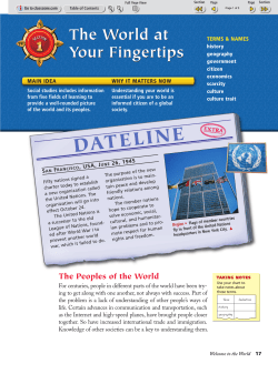 Chapter 1 Section 1 - Social Studies 210
