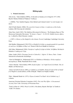 Bibliography
