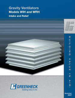 Gravity Ventilators