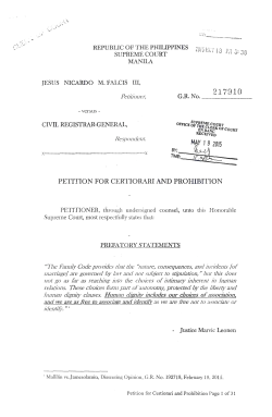 31-page petition to the Supreme Court seeking to