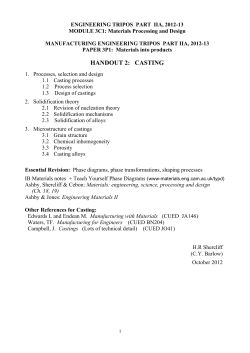 handout 2: casting