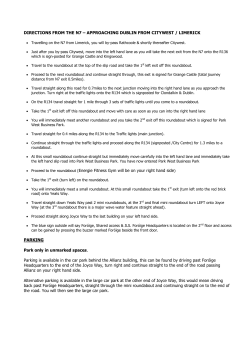 directions from the red cow roundabout (m50 exit junction 9)