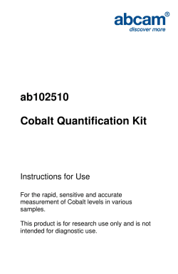 ab102510 Cobalt Quantification Kit