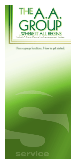 The A.A. Group&hellip;Where It All Begins