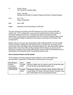 Susan B. Hannah Vice Chancellor for Academic Affairs