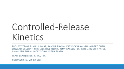 Controlled-Release Kinetics