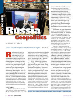 russia and the return of geopolitics