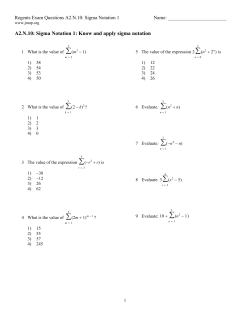 A2.N.10: Sigma Notation 1