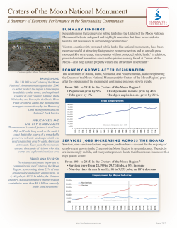 Craters of the Moon - Headwaters Economics