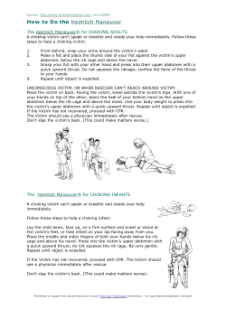 How to Do the Heimlich Maneuver