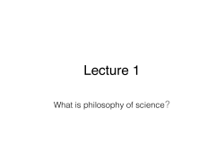 Lecture 1
