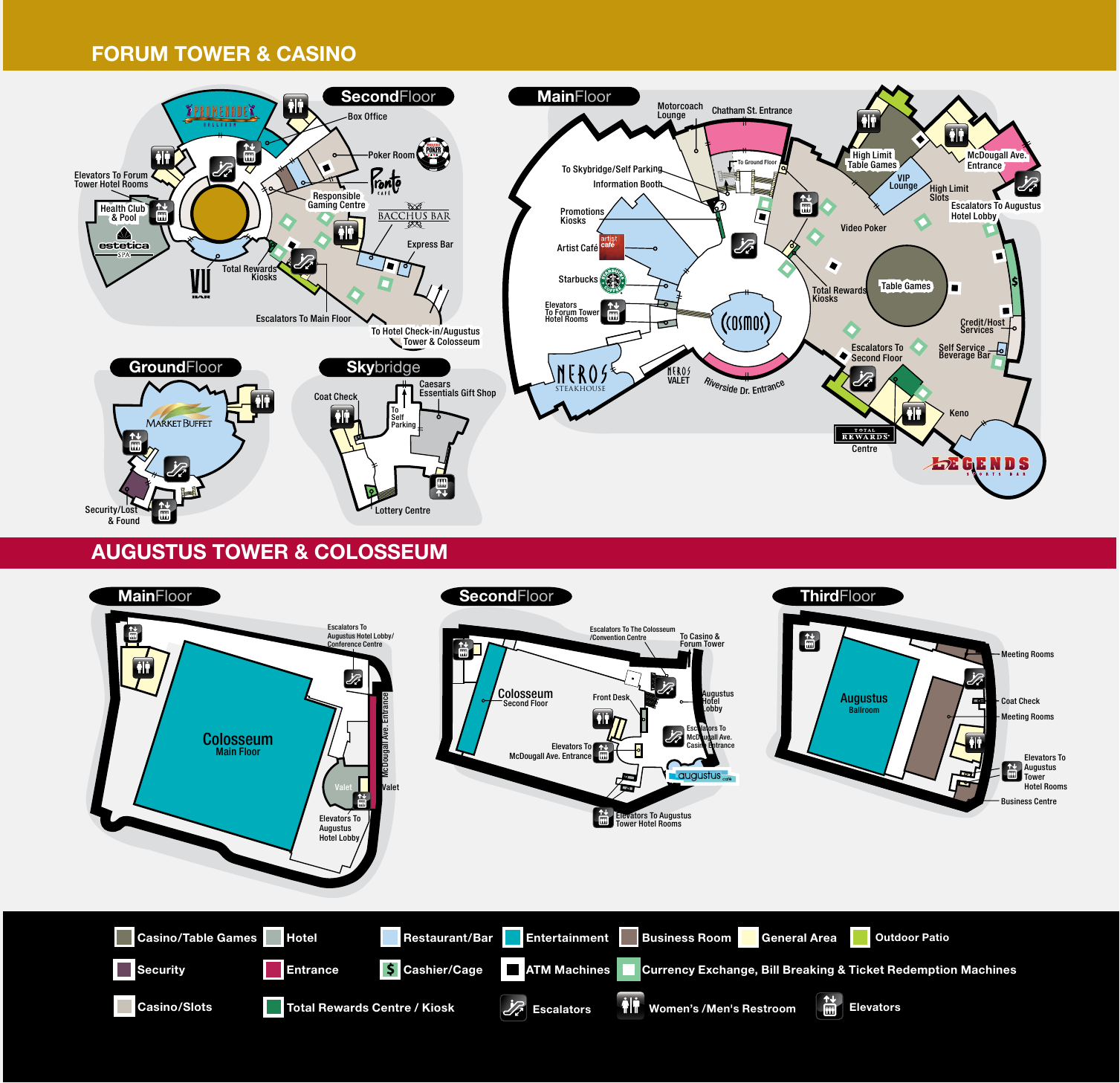 Caesars Windsor Floor Map Viewfloor.co