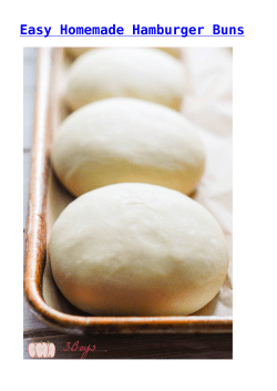 Easy Homemade Hamburger Buns,Strawberry and Poppy Seed Salad