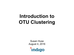 OTU Clustering