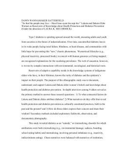 DAWN WANNAMAKER SATTERFIELD “So that the people may live