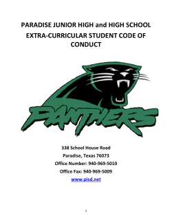 Extracurricular Conduct