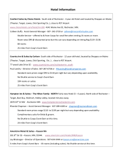 Hotel Information - Coop`s Event Barn