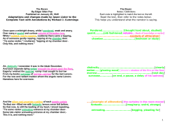 The Raven By Edgar Allan Poe Published on January 29, 1845