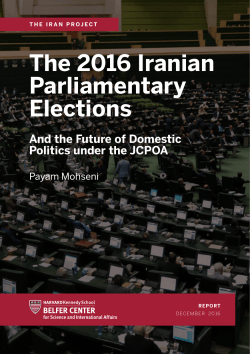 The 2016 Iranian Parliamentary Elections