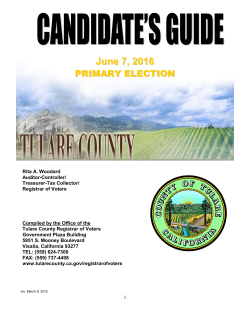 Tulare County Elections