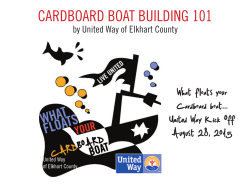 CARDBOARD BOAT BUILDING 101