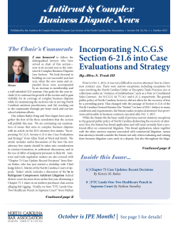 Chapter 75 Case Update