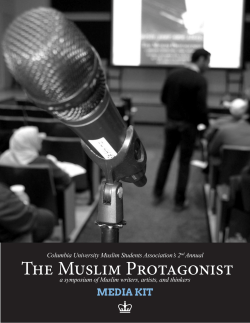 The Muslim Protagonist