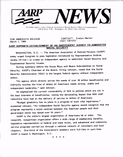 FOR IMMEDIATE RELEASE March 1, 1989
