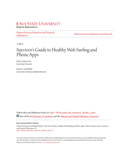 Survivor`s Guide to Healthy Web Surfing and Phone Apps