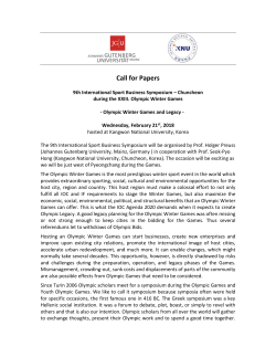 Call for Abstracts_9th Symposium Pyeongchang 2018