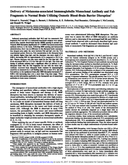 Delivery of Melanoma-associated