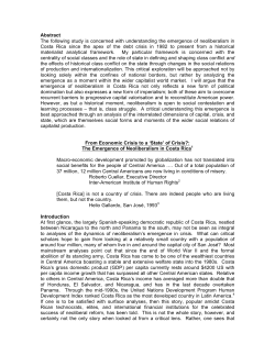 Abstract The following study is concerned with understanding the