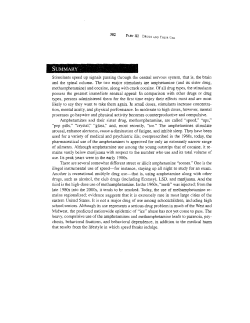 Stimulants speed up signals passing through the central nervous