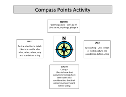 Compass Points Activity