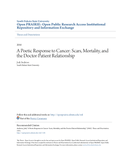 A Poetic Response to Cancer: Scars, Mortality, and