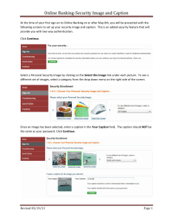 Online Banking-Security Image and Caption