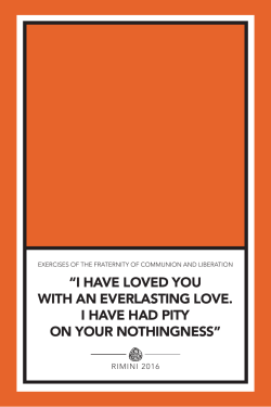 Exercises of the Fraternity of Communion