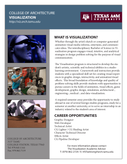 COLLEGE OF ARCHITECTURE VISUALIZATION WHAT IS