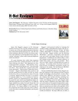 On the Origin of Scalawags - H-Net