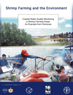 Coastal Water Quality Monitoring in Shrimp Farming Areas