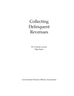 Collecting Delinquent Revenues