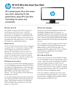 HP t410 All-in-One Smart Zero Client One and only