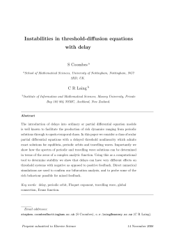 Instabilities in threshold-diffusion equations with