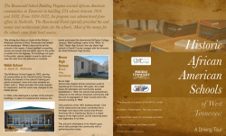 Historic African American Schools