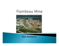 Investigation of the Flambeau Ore Deposit, Wisconsin