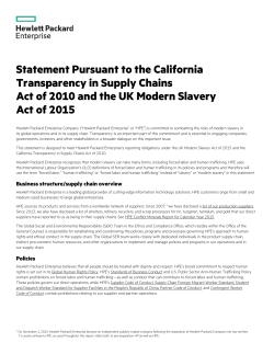 Supply Chains Transparency