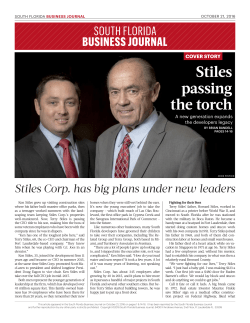 Stiles passing the torch