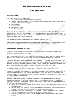 Emma`s guide to Bella Roma