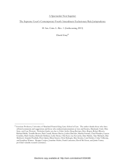 A Spectacular Non Sequitur - DigitalCommons@UM Carey Law