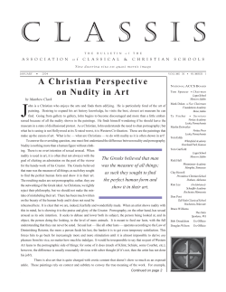 A Christian Perspective on Nudity in Art